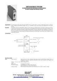 LIMIT VALUE RELAY, TYPE GWR - MÃ¼ller + Ziegler GmbH & Co. KG