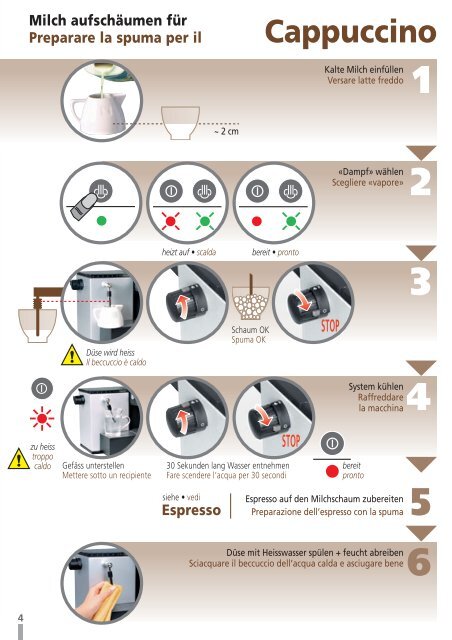 Bedienungsanleitung Istruzioni per l'uso ES 100 - Nespresso