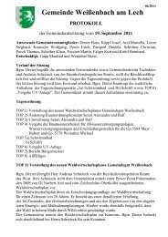 Protokoll vom 19.09.2011 (155 KB) - .PDF - Gemeinde WeiÃenbach ...