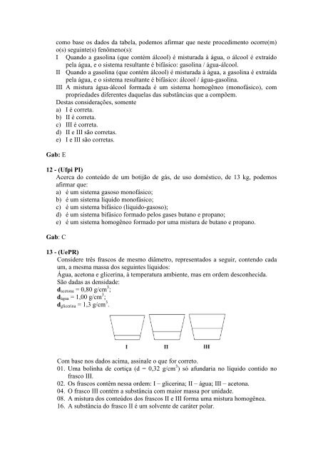 Substância e Mistura / Material Homogêneo e Heterogêneo