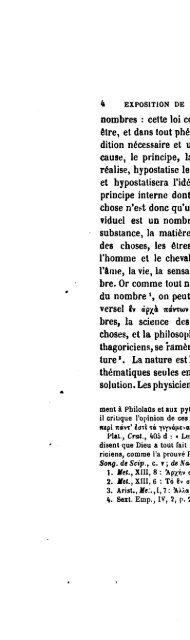 philosophie pythagoricienne - Notes du mont Royal