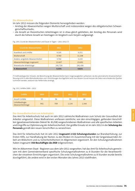 Sozialbericht 2012 - Betrieb fÃ¼r Sozialdienste Bozen