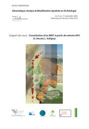 Constitution d'un MNT Ã  partir de relevÃ©s GPS - RÃ©seau ISA