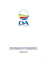 Dev state.pdf - Democratic Alliance