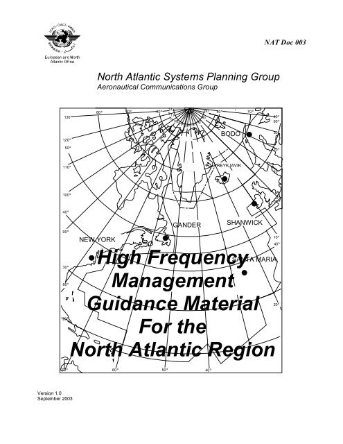 NAT Doc 003 &quot;HF Radio Management Guidance ... - World Air Ops
