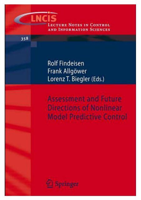 Assessment and Future Directions of Nonlinear Model Predictive ...