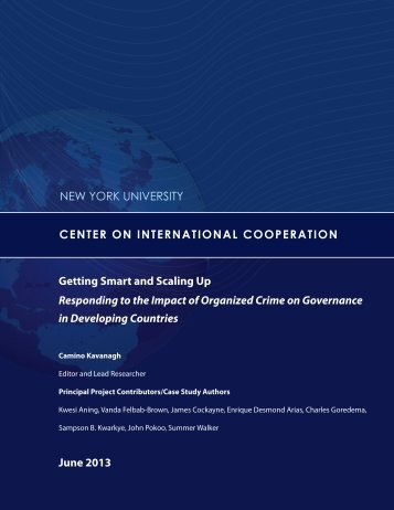 here - Center on International Cooperation - New York University