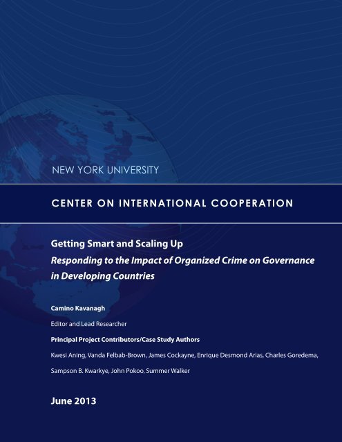 here - Center on International Cooperation - New York University