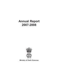 Annual Report 2007-2008 - Ministry Of Earth Sciences