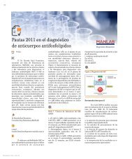 Pautas 2011 en el diagnÃ³stico de anticuerpos antifosfolÃ­pidos