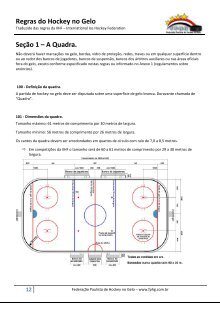 Regras do Hockey no Gelo - FPHG