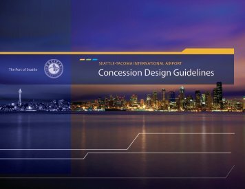 Concession Design Guidelines - Port of Seattle