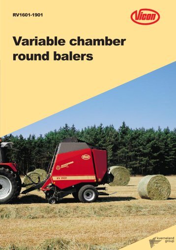 Variable chamber round balers - ACI Distributors