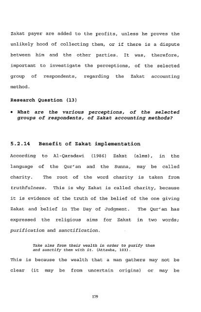 Towards A Unified Zakat System