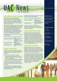 UAC News Volume 19, Issue 4 â September 2013 - Universities ...