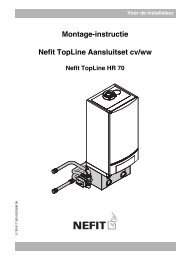 Voor de installateur Montage-instructie Nefit TopLine Aansluitset cv ...