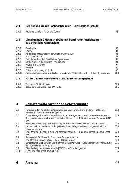 SCHULPROGRAMM - Berufliche Schulen Gelnhausen