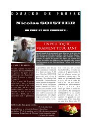 Nicolas SOISTIER UN PEU TOQUE, VRAIMENT ... - CCI Rennes