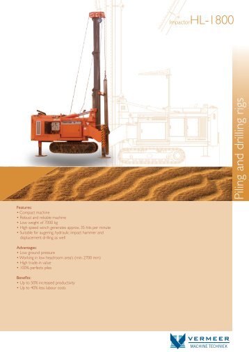 Piling and drilling rigs - AGD Equipment