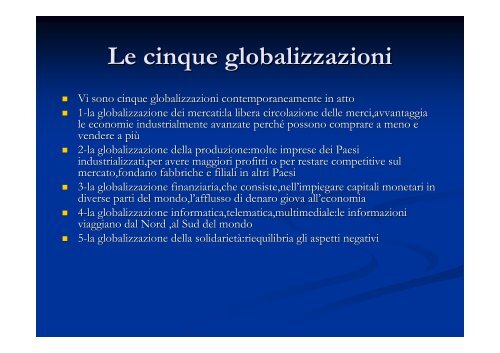 LA GLOBALIZZAZIONE - I colori dei bambini