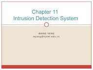 Chapter 11 Intrusion Detection System