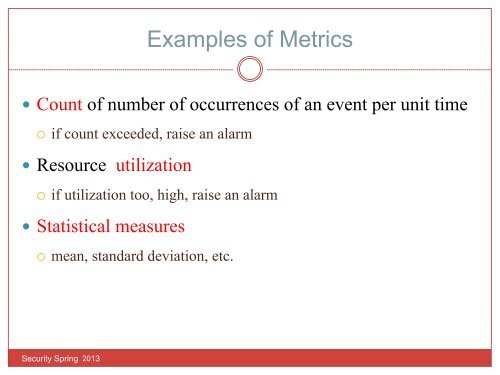 Chapter 11 Intrusion Detection System