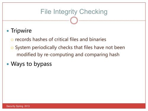 Chapter 11 Intrusion Detection System