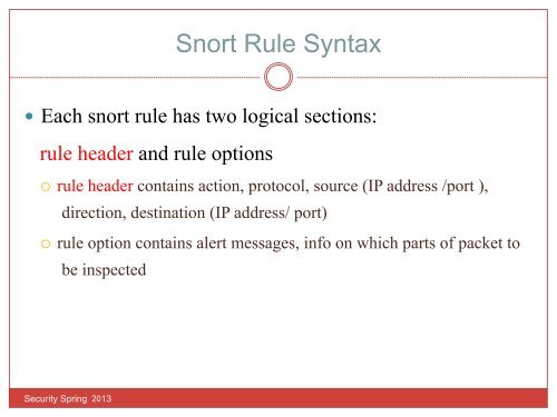 Chapter 11 Intrusion Detection System