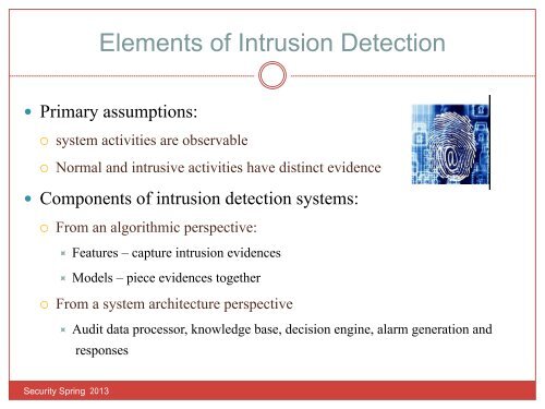 Chapter 11 Intrusion Detection System