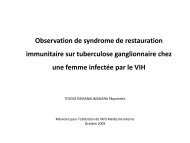 Observation de syndrome de restauration immunitaire sur ...