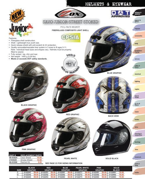 Helmets and Eyewear - Automatic Distributors