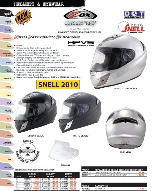 Helmets and Eyewear - Automatic Distributors