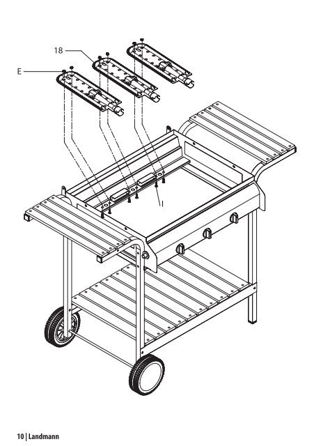 Gassgrill 12259CB Monteringsanvisning