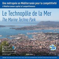 Le technopôle de la mer - Communauté d'Agglomération Toulon ...