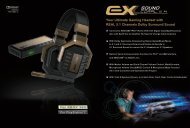 Coral III H-XBç - PC Gaming, Console Gaming Headsets | EXSOUND