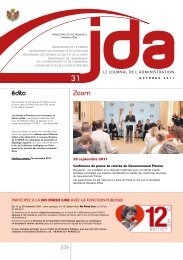 Journal de l'Administration nÂ°31 Format PDF, 1,68 Mo