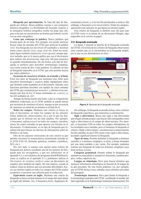 Panace@ - Revista de Medicina, Lenguaje y TraducciÃ³n - TremÃ©dica