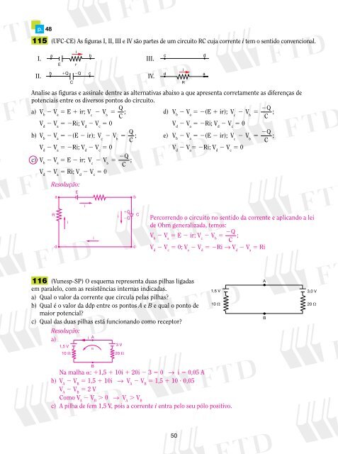 Resolução das atividades complementares Física ... - WebTVMarista