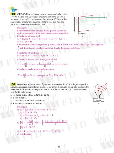 Resolução das atividades complementares Física ... - WebTVMarista