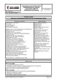 document Conseil general bas rhin CLI Cronenbourg CR20100910