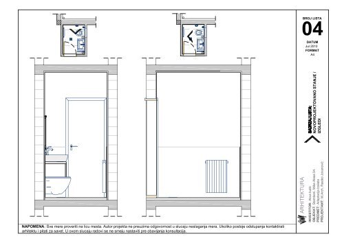 Idejni projekat toaleta AZ - Akvabutik