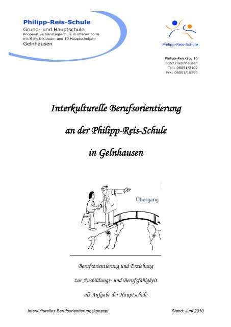 Interkulturelle Berufsorientierung an der Philipp-Reis-Schule in ...