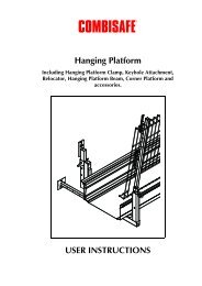 Hanging Platform - Combisafe