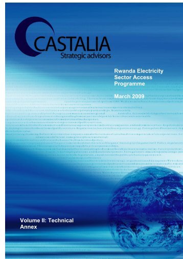 Volume II: Technical Annex Rwanda Electricity Sector Access ...