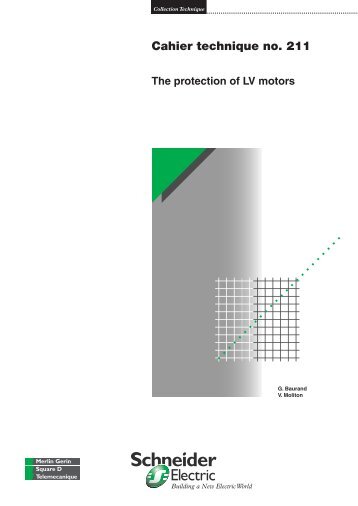 The protection of LV motors - Schneider Electric