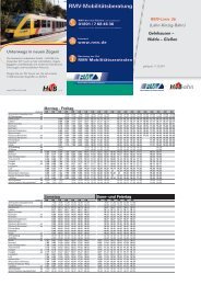 RMV-Linie 36 (Lahn-Kinzig-Bahn) Gelnhausen – Nidda – Gießen ...