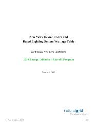 New York Device Codes and Rated Lighting System ... - National Grid