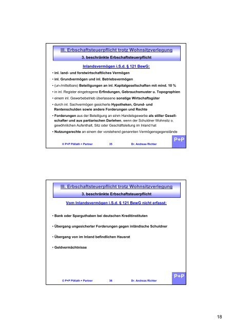 Wegzugsbesteuerung - P+P PÃ¶llath + Partners