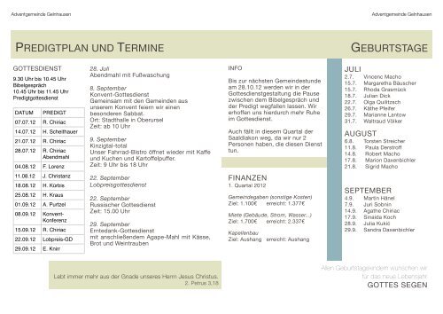 2012 Quartal 3 - Adventgemeinde Gelnhausen