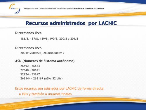 PresentaciÃƒÂ³n - LACNIC